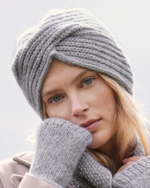 Strickset Stirnband Im Patentmuster Aus Brigitte No. 2 Von Lana Grossa