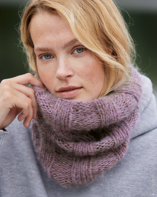 Strickset Loop Im Rippenmuster Aus Brigitte No. 3 Von Lana Grossa