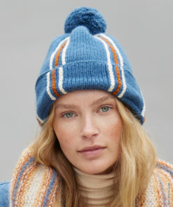 Strickset Mütze Mit Pompon aus Alta Moda Cashmere 16 von Lana Grossa