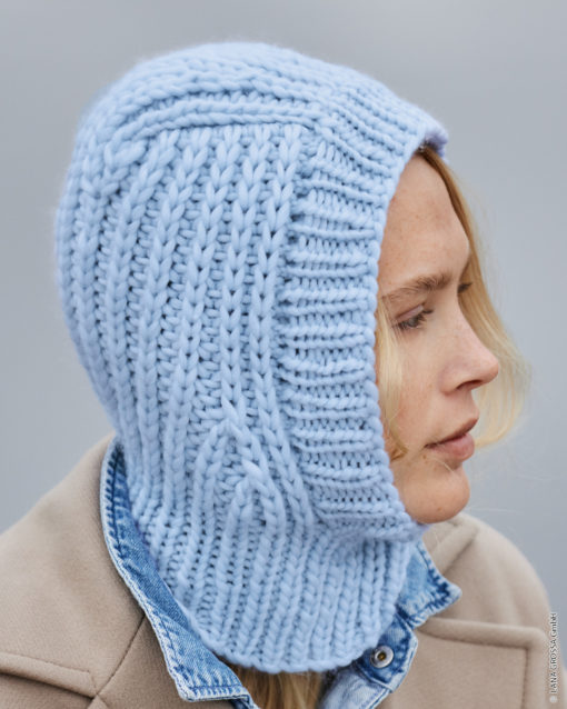 Strickset Balaclava Im Halbpatent Aus Per Lei Gots Von Lana Grossa
