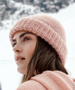 Strickset Mütze aus Alta Moda Cashmere 16 und Silkhair von Lana Grossa