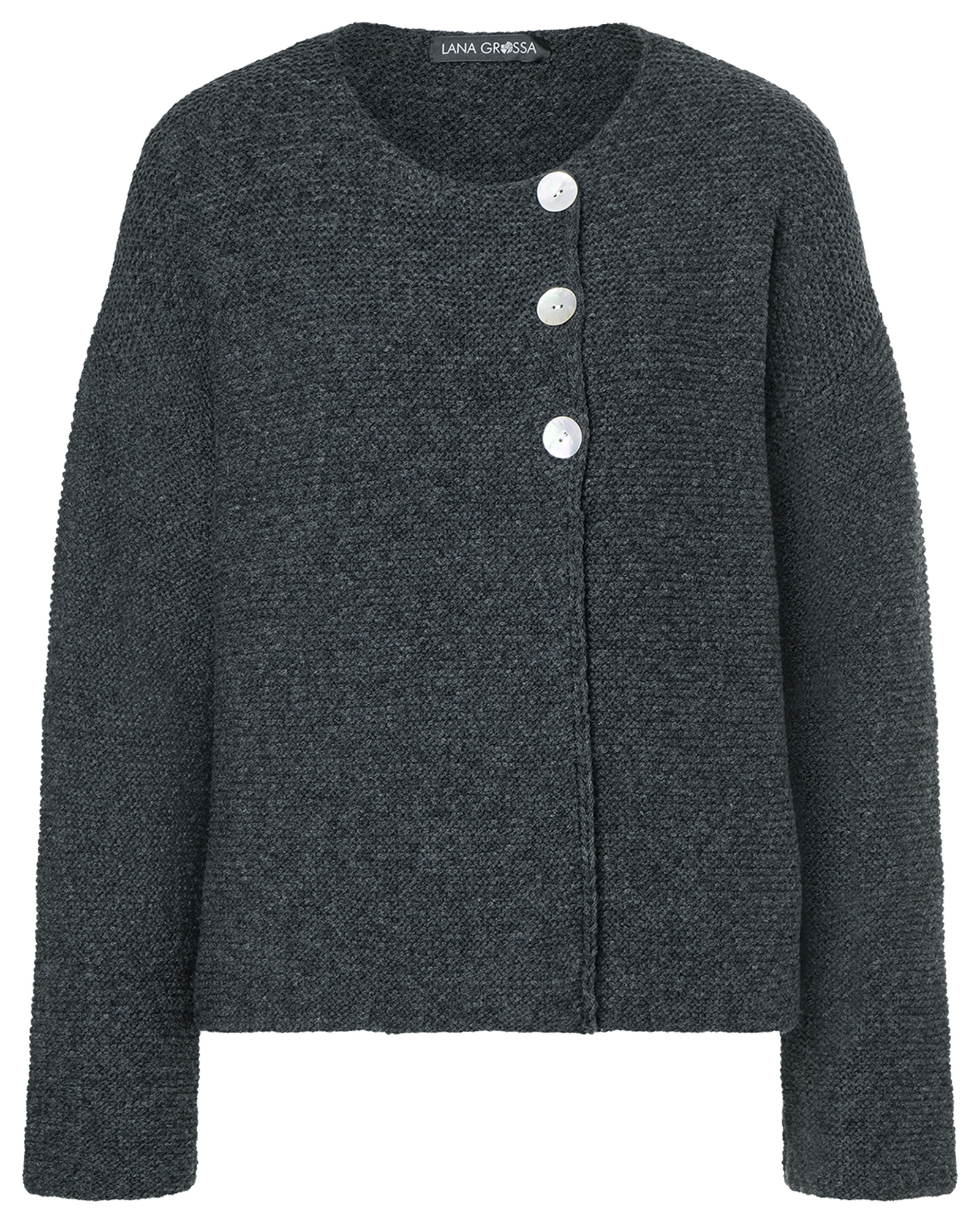 Strickset Cardigan Aus Cashmere 16 Fine Von Lana Grossa 2 Strickset Cardigan Aus Cashmere 16 Fine Von Lana Grossa – Bild 2