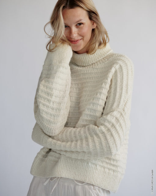 Strickset Rollkragenpullover Aus Alta Moda Alpaca Von Lana Grossa