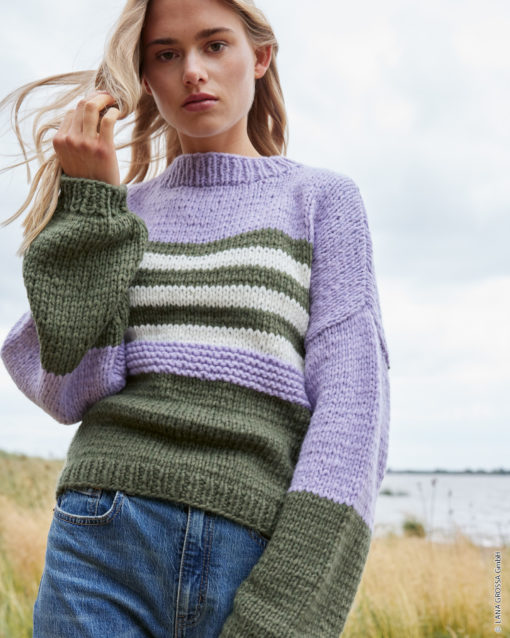 Strickset Pullover Aus Lala Berlin Lovely Cotton Von Lana Grossa