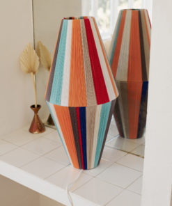 Tischlampe In Zylinderform- Cool Wool