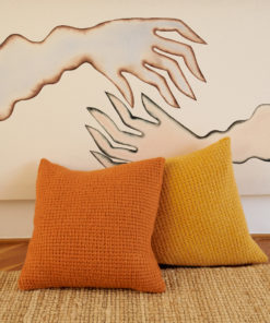 Drei Kissenhüllen In Tunesischer Häkelei - Ecopuno Chunky