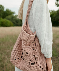 Häkeltasche Aus Quadratischen Motiven - The Tube