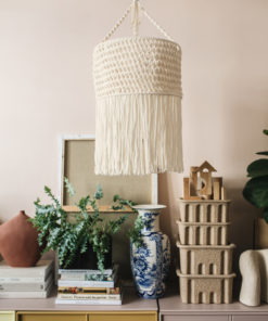 Lampenschirm In Makramee-technik - The Tube