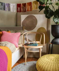 Boden-pouf In Rippen - The Tube