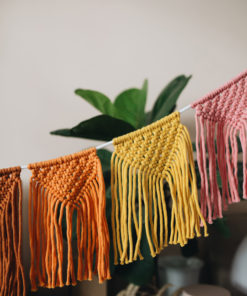 Girlande Aus Makrameewimpeln - The Tube