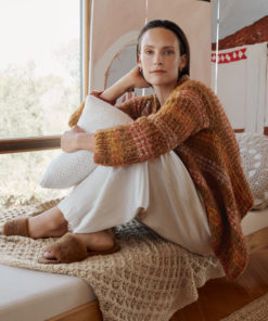 Cardigan Im Hebemaschenmuster - Ecopuno & Silkhair