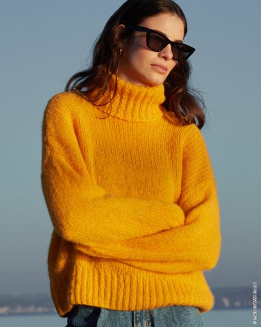 Strickset Rollkragenpullover Aus Setasuri Big Von Lana Grossa