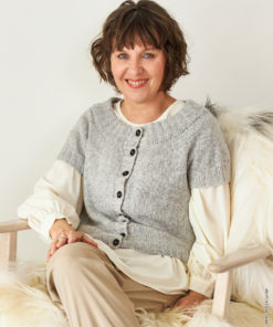 Strickset Mapala Weste aus Ecopuno von Lana Grossa