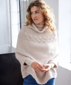 Strickset Quiet City Sweater aus Cool Wool und Setasuri von Lana Grossa