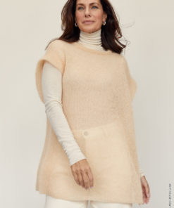 Strickset Pullunder Mit Seitenschlitz aus Silkhair von Lana Grossa