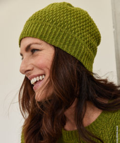 Strickset Häkelmütze aus Cashmere 16 Fine von Lana Grossa