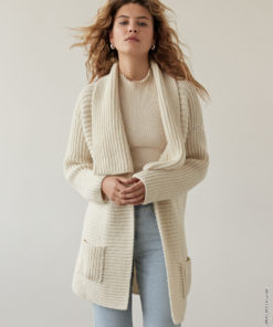 Strickset Cardigan Mit Taschen aus Alta Moda Alpaca von Lana Grossa