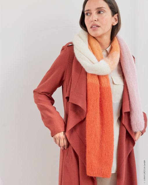 Strickset Schal Mit Farbverlauf Aus Setasuri Von Lana Grossa