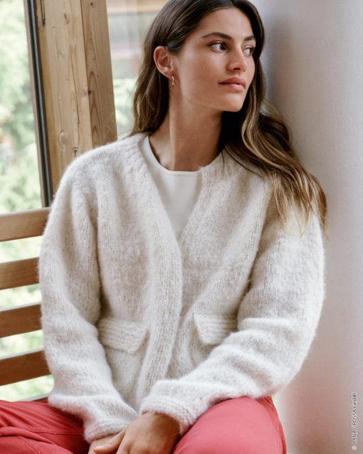 Strickset Cardigan Aus Natural Alpaca Lungo Und Ecopuno Von Lana Grossa