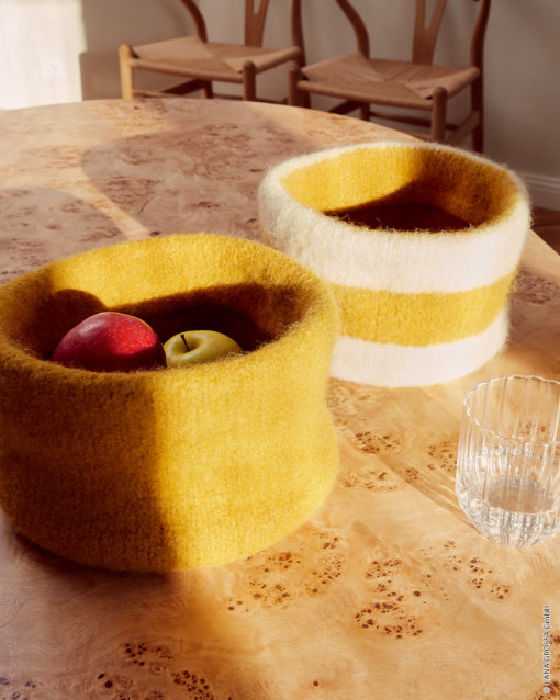 Strickset Filzkörbe Gatt Rechts Aus Feltro Von Lana Grossa