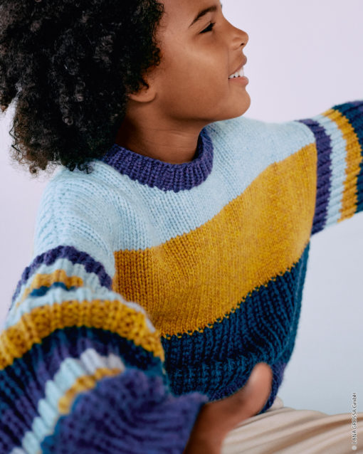 Strickset Pullover Im Halbpatent Aus Cool Merino Big Von Lana Grossa