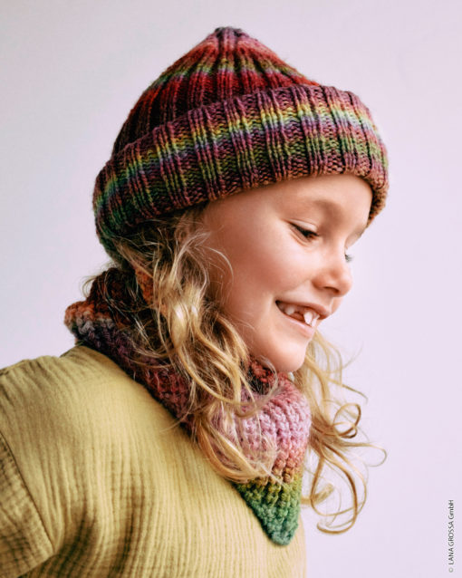 Strickset Mütze &Amp; Halstuch Aus Pappagallo Von Lana Grossa