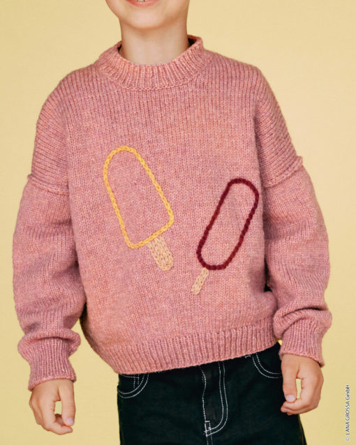 Strickset Pullover Mit Motiv Aus Cool Merino Von Lana Grossa