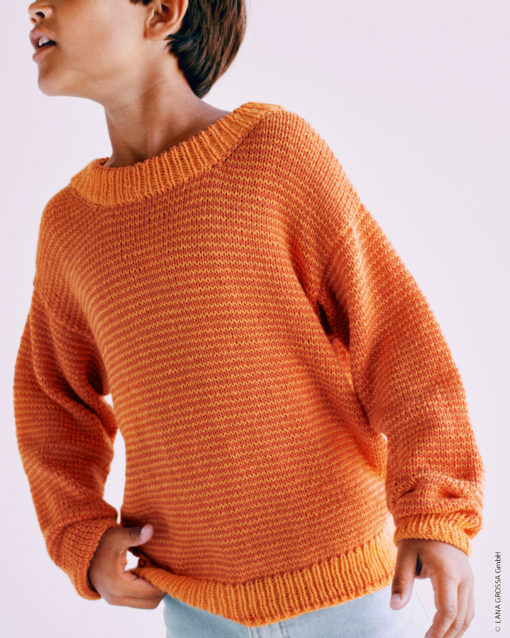 Strickset Top Down Pullover Aus Alta Moda Cotolana Von Lana Grossa