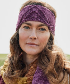 Strickset Stirnband Mit Zackenmuster aus Cool Wool Vintage von Lana Grossa