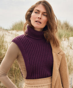 Strickset Rollkragen-einsatz aus Cool Wool Big von Lana Grossa