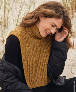 Strickset Rollkragen-einsatz aus Cool Wool Vintage von Lana Grossa