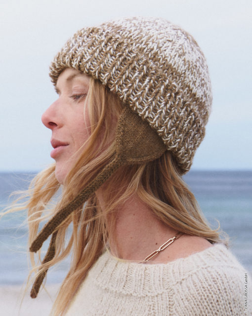 Strickset Mütze Mit Ohrenklappen Aus Natural Alpaca Classico Von Lana Grossa