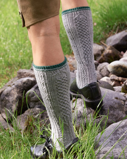 Strickset Kniestrümpfe Aus Meilenweit 100 Und Meilenweit 50 Von Lana Grossa