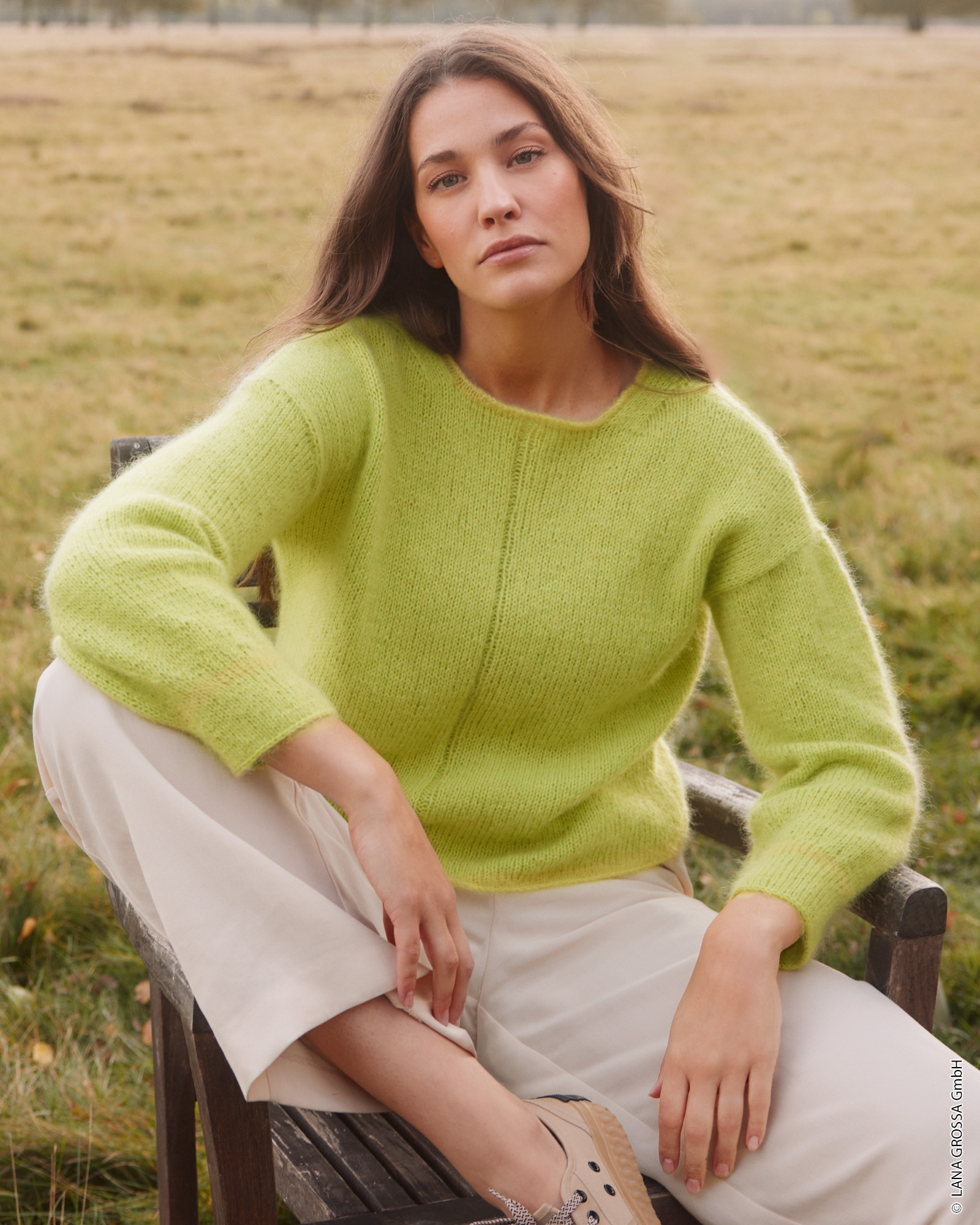 Strickset Pullover Aus Ecopuno Und Silkhair Von Lana Grossa 1 Strickset Pullover Aus Ecopuno Und Silkhair Von Lana Grossa