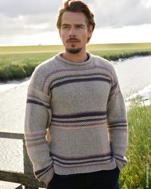 Strickset Pullover Aus Cool Merino Big Und Pappagallo Von Lana Grossa