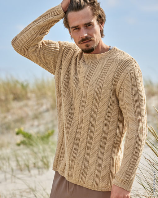 Strickset Pullover Mit Gestreiftem Muster Aus Merino Superiore Von Lana Grossa