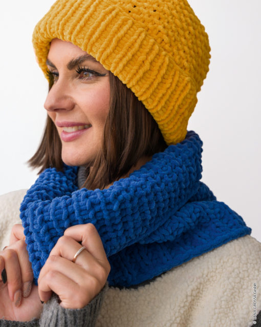 Strickset Loop Im Halbpatent Aus The Look Von Lana Grossa