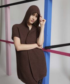 Strickset Weste Mit Kapuze Aus Amira Von Lang Yarns 8 280 013 001 D3