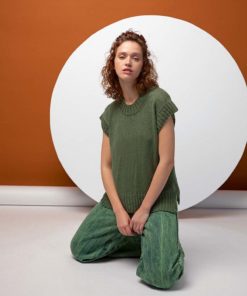 Strickset Kurzarmpullover Top Down aus Noelle von Lang Yarns
