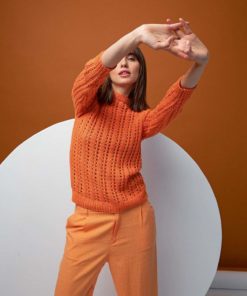 Strickset Raglan Pullover aus Amira Light von Lang Yarns