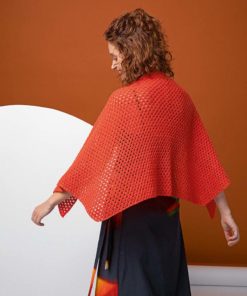 Strickset Trapezförmiges Tuch aus Noelle von Lang Yarns