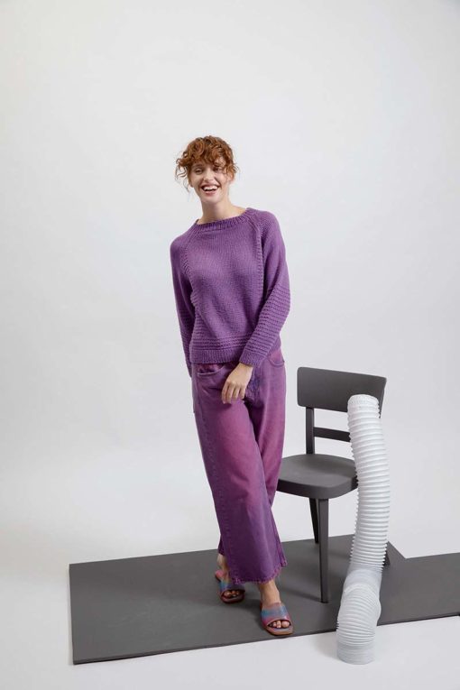 Strickset Raglan Pullover Aus Amira Light Von Lang Yarns