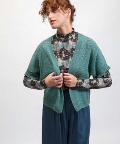 Strickset Kurzarmjacke aus Vaya von Lang Yarns