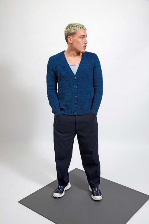 Strickset Herrenjacke Aus Oceania Von Lang Yarns