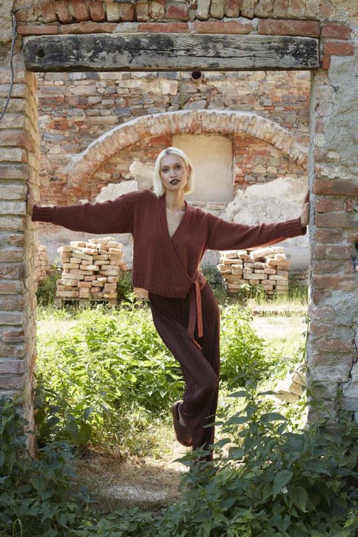 Strickset Wrap Jacket Aus Bliss Von Lang Yarns