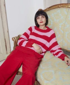 Strickset Top Down Sweater Aus Bliss Von Lang Yarns 4 281 012 001 D1