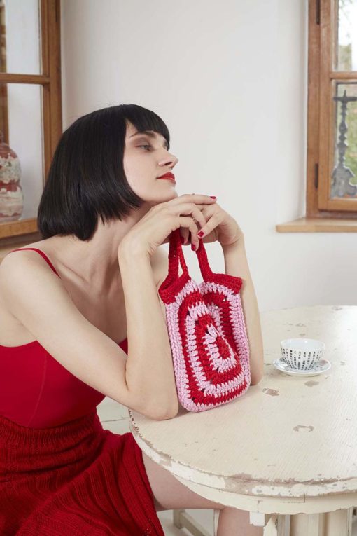 Strickset Crocheted Bag Aus Sunshine Von Lang Yarns