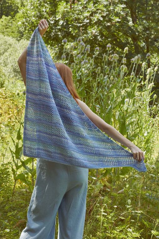 Strickset Dreiecktuch Aus Secret Garden Von Lang Yarns