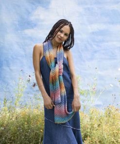 Strickset Schal aus Silk Color von Lang Yarns