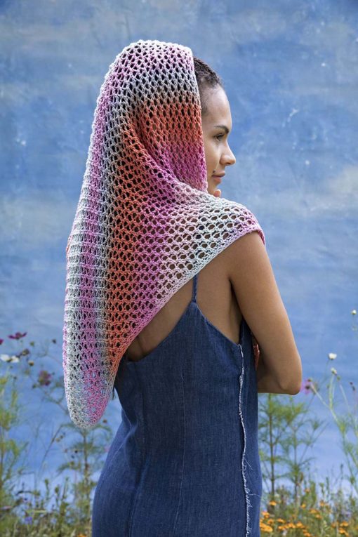 Strickset Dreiecktuch Aus Silk Color Von Lang Yarns